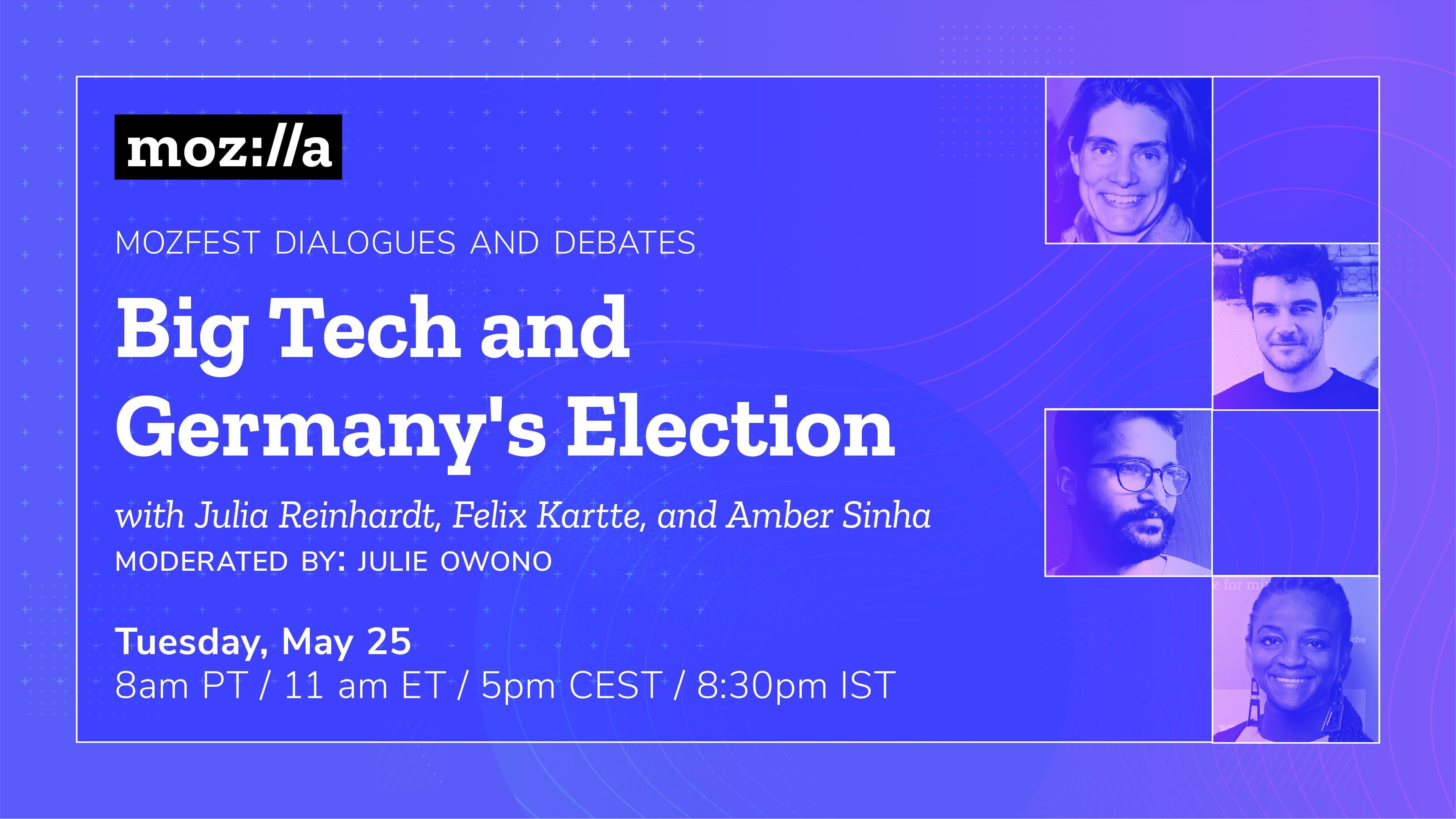 Big Tech and Germany's Election — a May 25th virtual panel