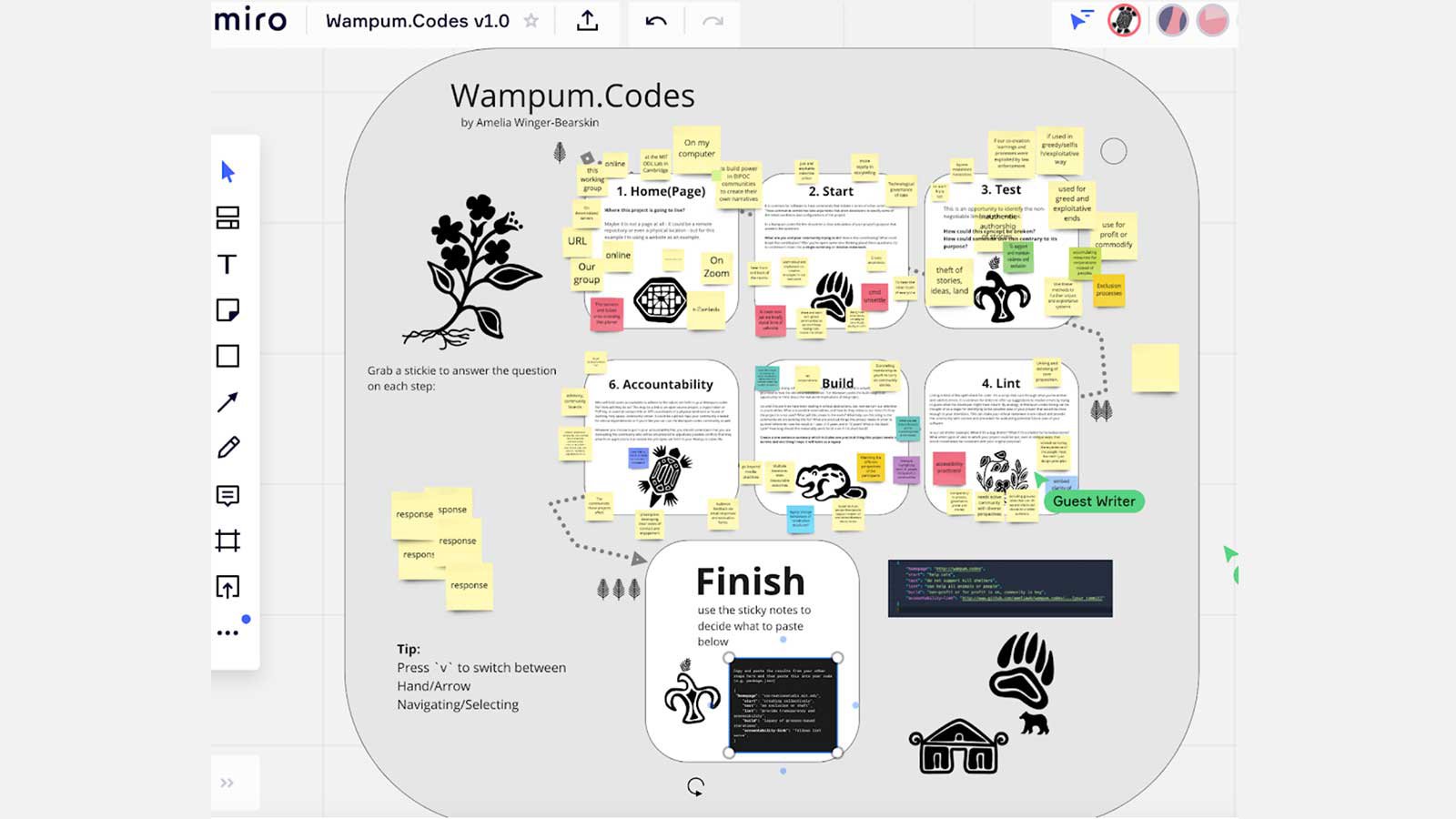 Wampum.Codes interactive workshop