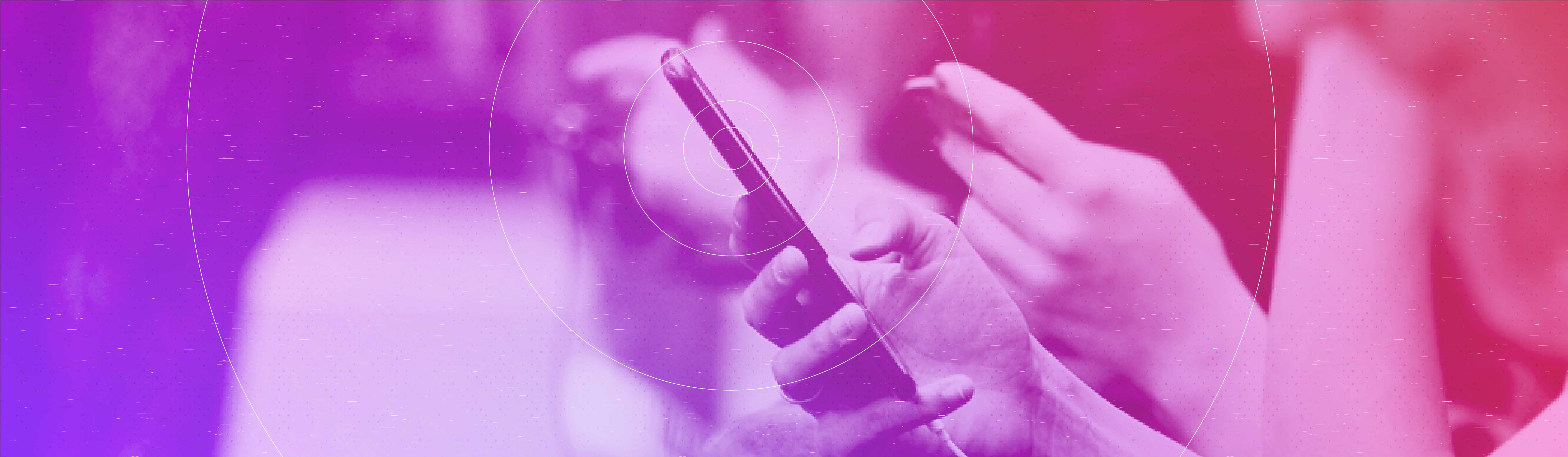 Image of people holding phones